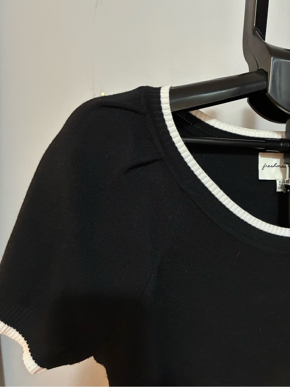 Black Sweater Top and Skirt Set - Picture 3 of 8